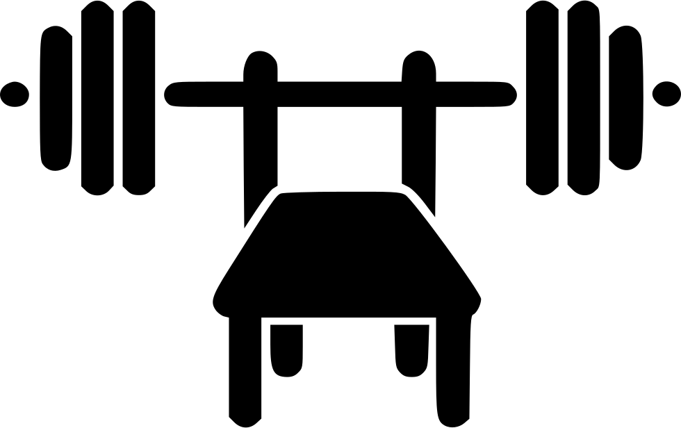 Bench Press Svg Png Icon Free Download - Bench Press Clipart Png (980x616), Png Download