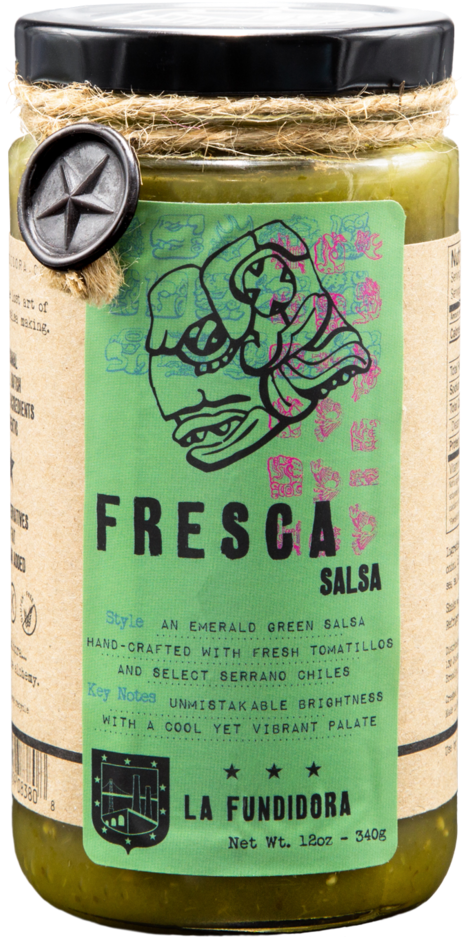 Frescajarnegro - La Fundidora Salsa - Fresca (1000x1138), Png Download