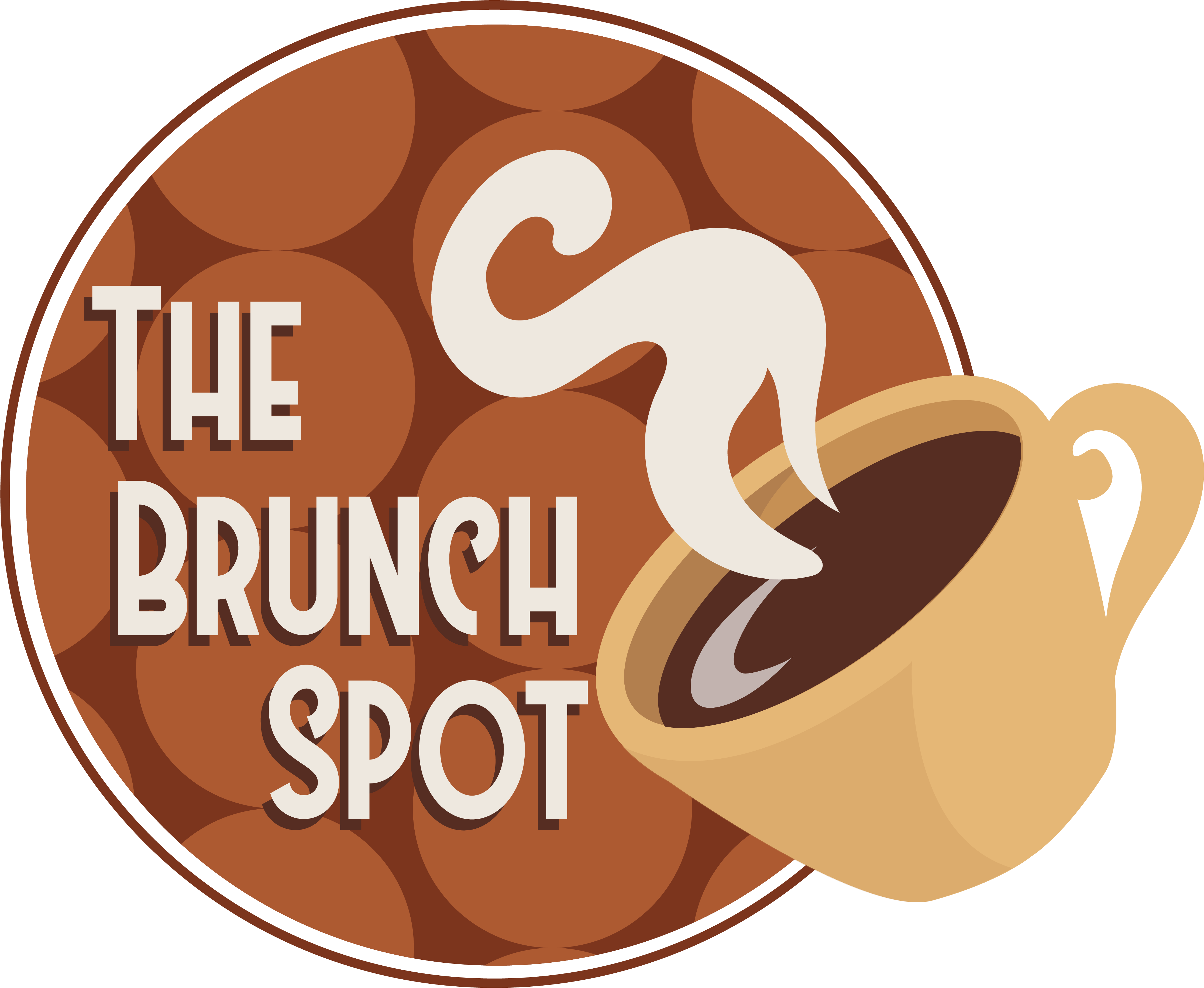 The Brunch Spot - Graphic Design (5625x5782), Png Download