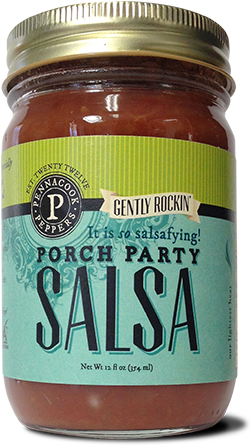 Porch Party Salsa Gently Rockin' - Pennacook Peppers Gently Rockin' Porch Party Salsa (500x500), Png Download