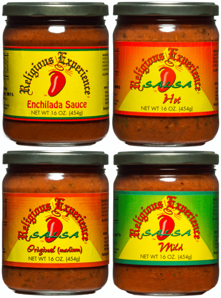 Religious Experience Salsa - Religious Experience Mild Salsa - 16 Oz Jar (600x600), Png Download