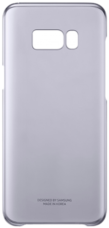 Samsung Galaxy S8 Plus Ef-qg955cvegww Clear Cover Violet - Official Samsung Galaxy S8 Plus Clear Cover Case - (450x450), Png Download