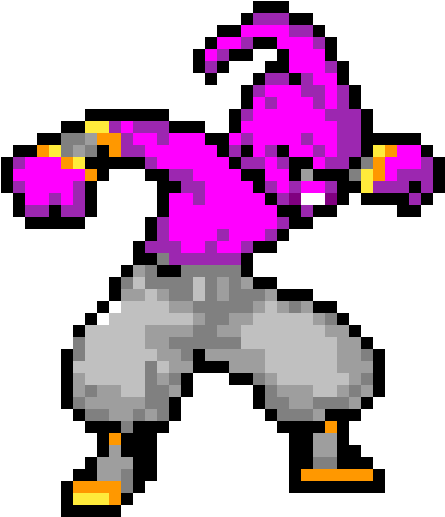Kid Buu - Kid Buu Pixel Art (1200x1200), Png Download