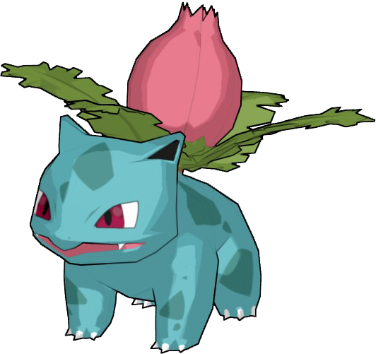 Ivysaur - Cartoon (532x501), Png Download