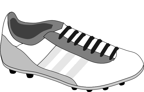 Collection Of Free Boots Clipart Tennis Shoe - Clipart Football Boots (600x383), Png Download