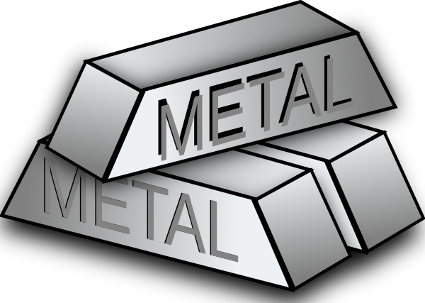 Image Royalty Free Stock Metal Block Icons Clip Art - Metal Clipart (600x427), Png Download