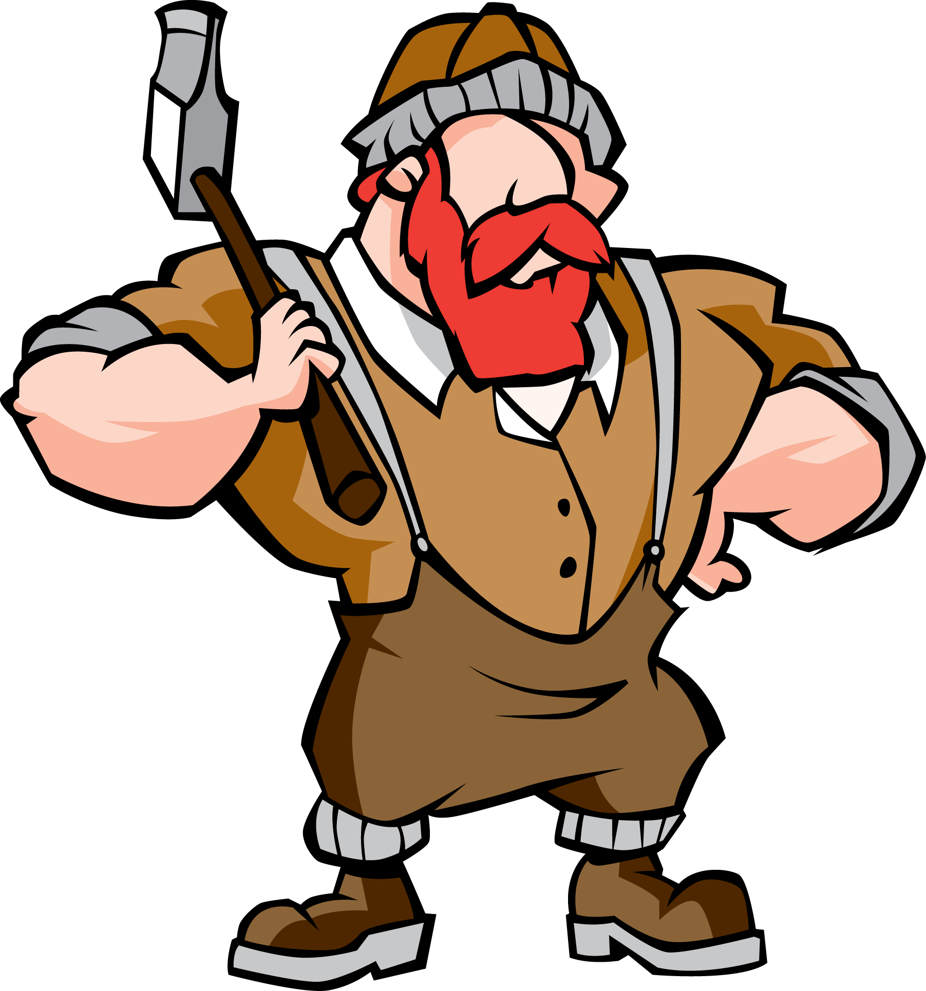 Lumberjack Clipart Transparent - Lumberjack Png (1803x1930), Png Download