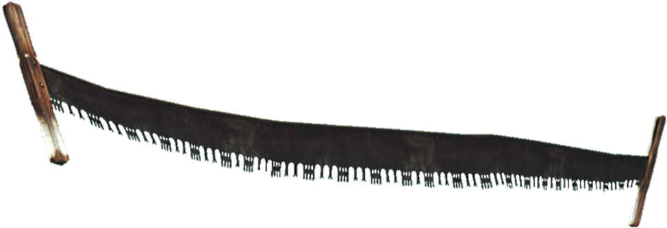 Fo4fh Lumberjack Saw - Wiki (1034x416), Png Download