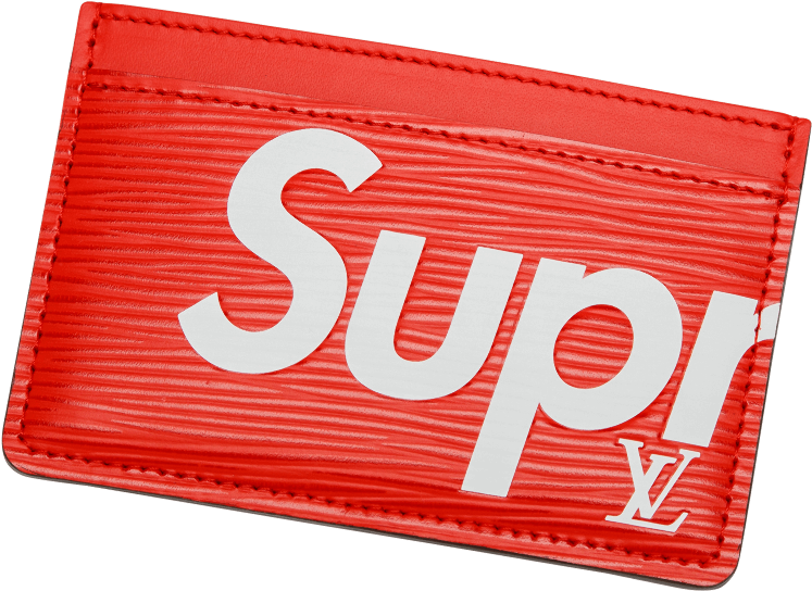 Tarjetero Louis Vuitton Supreme (1000x600), Png Download