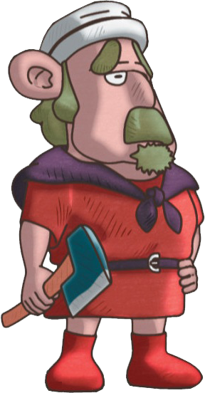 Lumberjackchar - Fantasy Life Personajes Png (288x552), Png Download