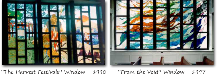 Commissioned Stained Glass Special Projects - Stained Glass (756x280), Png Download
