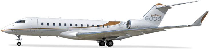 2015 Bombardier Global 6000 S/n - Business Jet (750x272), Png Download