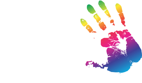 Dit Lgbt Society - Hand Print (500x297), Png Download