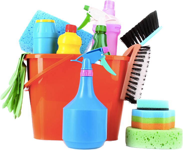 Residential Services - Cleaning Tools Png (732x598), Png Download