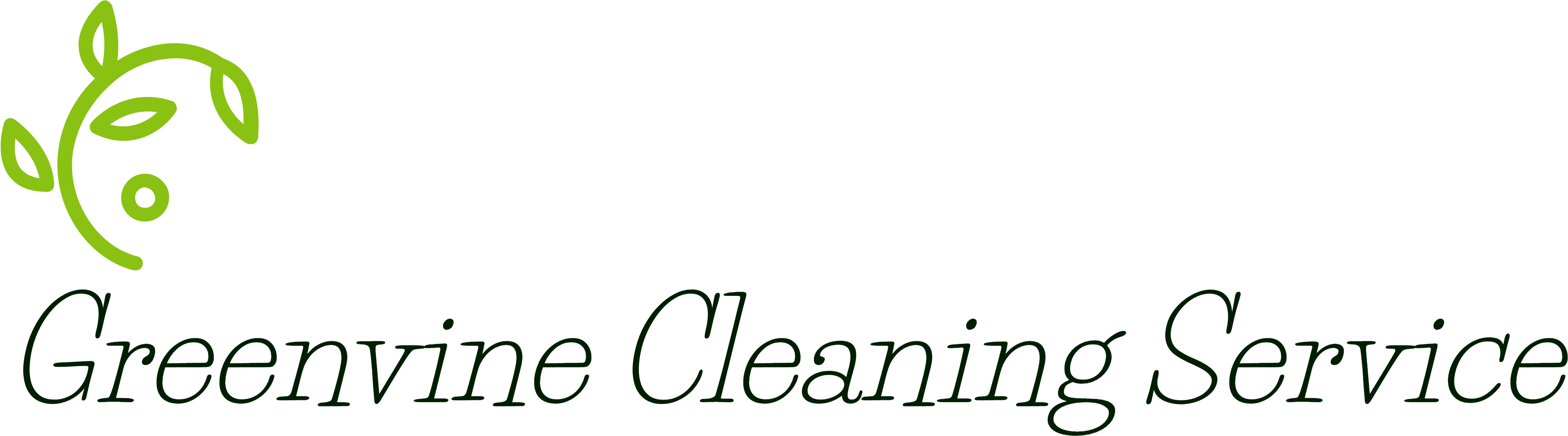 Greenvine Cleaning Service-logo - Greenvine Cleaning Service (5000x1736), Png Download