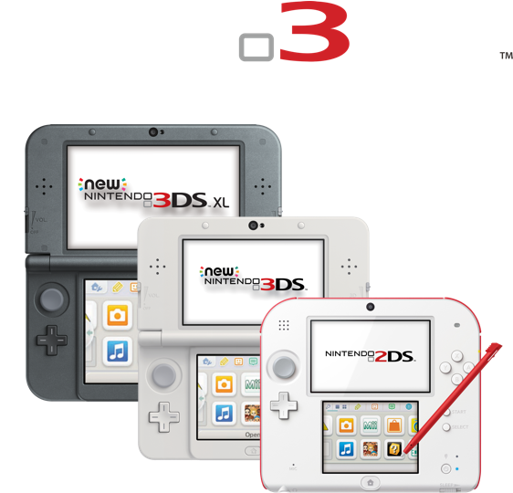 Nintendo 2ds (red/white) (600x600), Png Download
