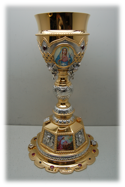 Father Robert T - Beautiful Chalice (416x624), Png Download