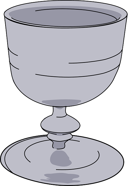 Goblet Clipart Wine Chalice - Wine Goblet Clipart (441x640), Png Download
