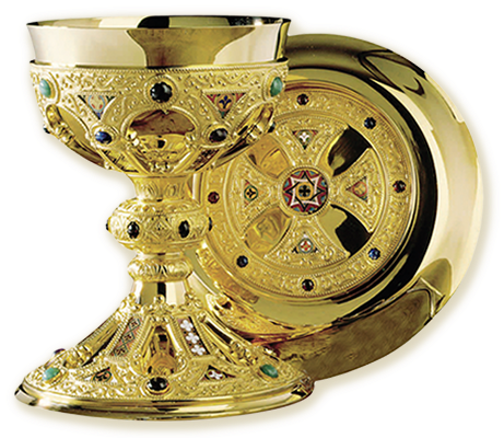 Calice E Patena St - St Remy Chalice And Paten (500x400), Png Download