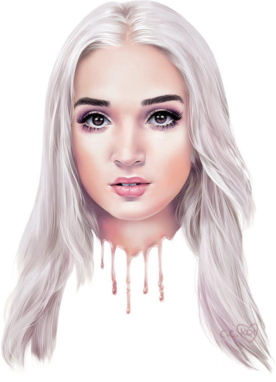 Eyebrow Face Lip Beauty Skin Human Hair Color Nose - Poppy Singer Png (554x767), Png Download