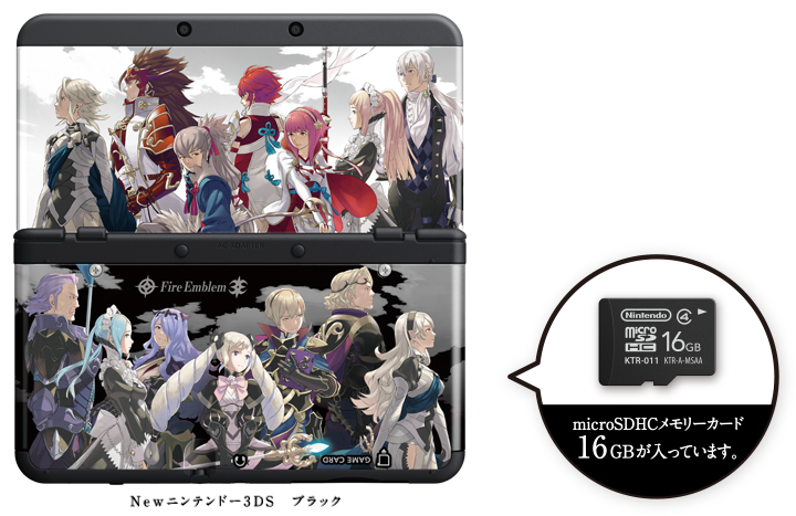 Fire Emblem 16gb Ktr 011 Ktr A Msaa Microsdhcメモリーカード - New 3ds Fire Emblem Plate (720x467), Png Download