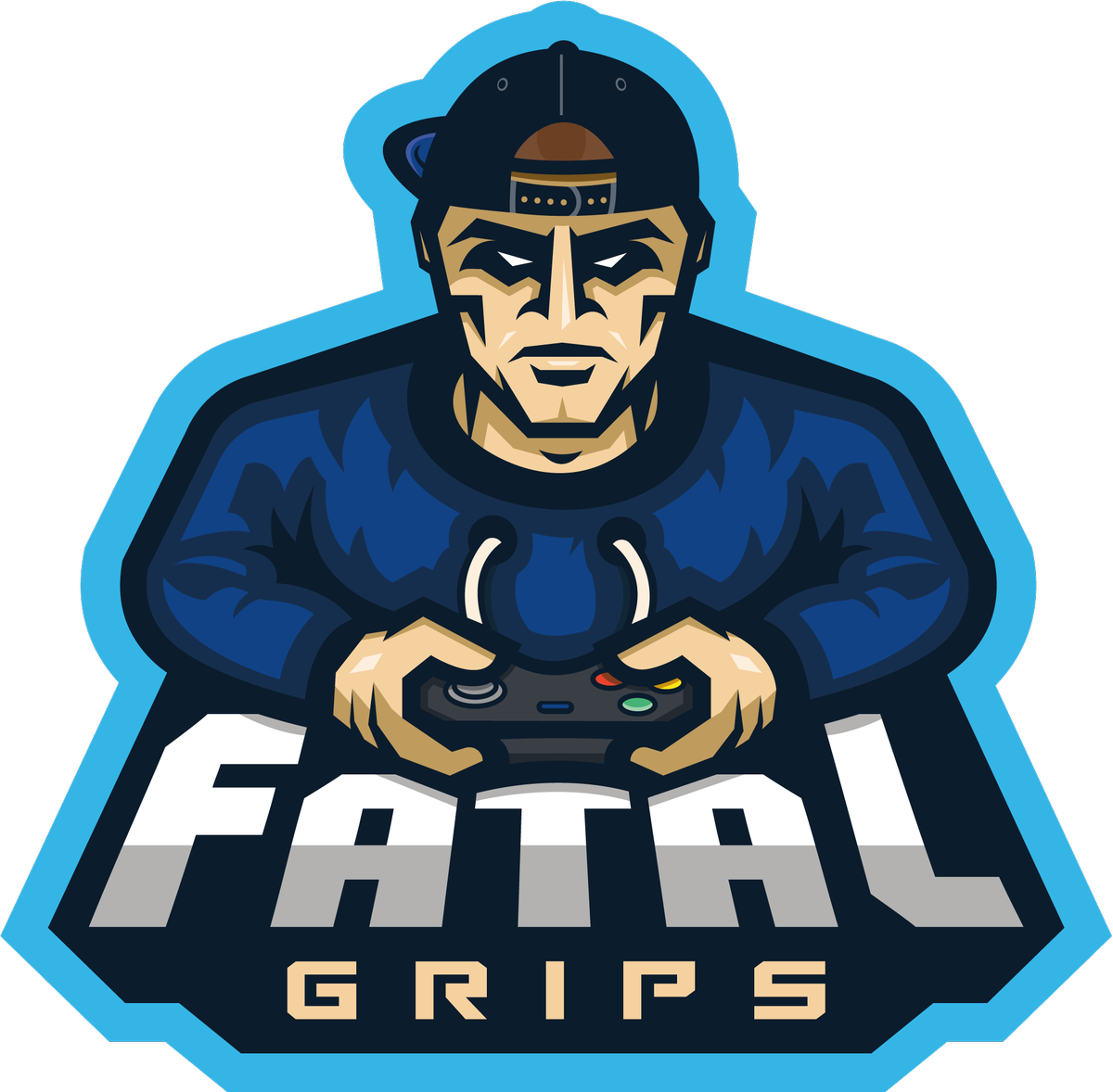 Snipemeplease - Fatal Grips Logo Png (1200x1178), Png Download