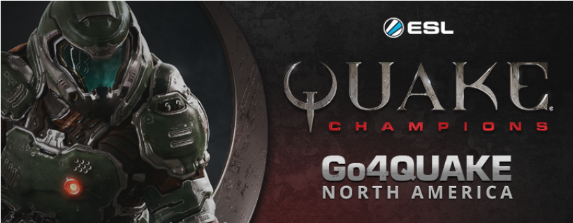 Go4qc North America 2018 Tdm Cup - Bethesda Softworks Quake Champions (820x400), Png Download