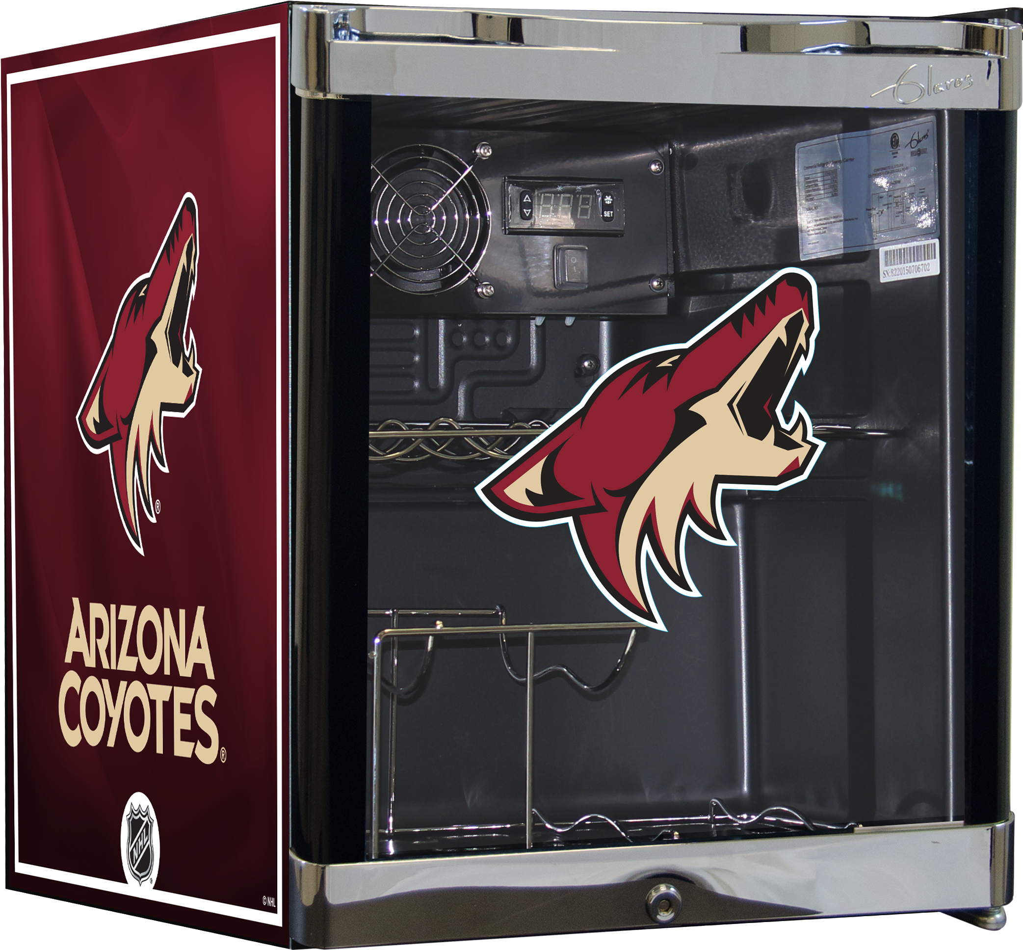 Nhl Wine Cooler 1.8 Cu Ft - Florida Panthers (2284x2074), Png Download