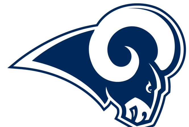 Vs - Rams - La Rams Logo 2018 (824x464), Png Download