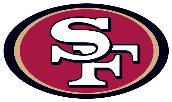 Vs - 49ers - San Francisco 49ers Logo Jpg (824x464), Png Download