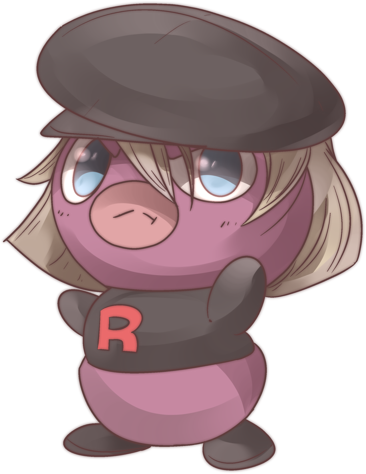 Pokémon X And Y Pikachu James Purple Cartoon - Smoochum Fanart (1280x1656), Png Download