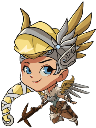 Clipart Resolution 480*480 - Overwatch Mercy Cute Spray (480x480), Png Download