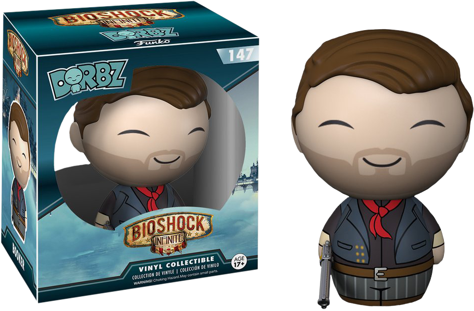 Booker Dewitt Dorbz Vinyl Figure - Bioshock Infinite Booker Dewitt Dorbz Vinyl Figure (952x631), Png Download