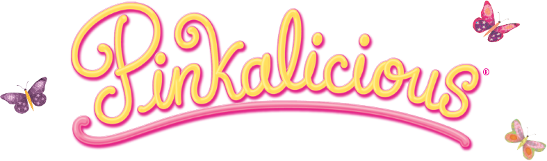 Logo - Pinkalicious 60 Piece Glitter Puzzle - Playing (787x233), Png Download