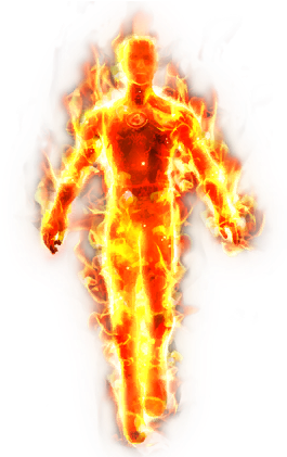 Subscribe - Human Torch (300x420), Png Download