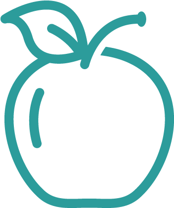 Apple Healthy Icon - Atlanta Place Dentistry (500x500), Png Download