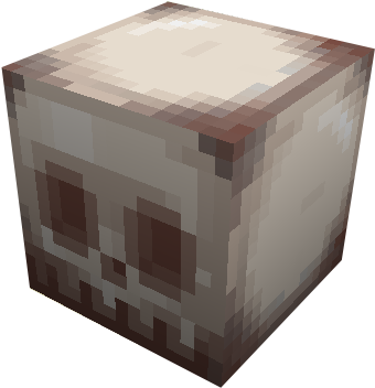 Skullblock - Minecraft (546x447), Png Download