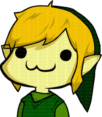 Cute Toon Link - Cute Link Legend Of Zelda (348x400), Png Download