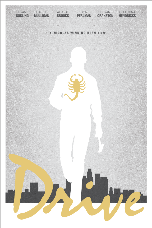 Drive Movie Poster - Poster (1000x1000), Png Download