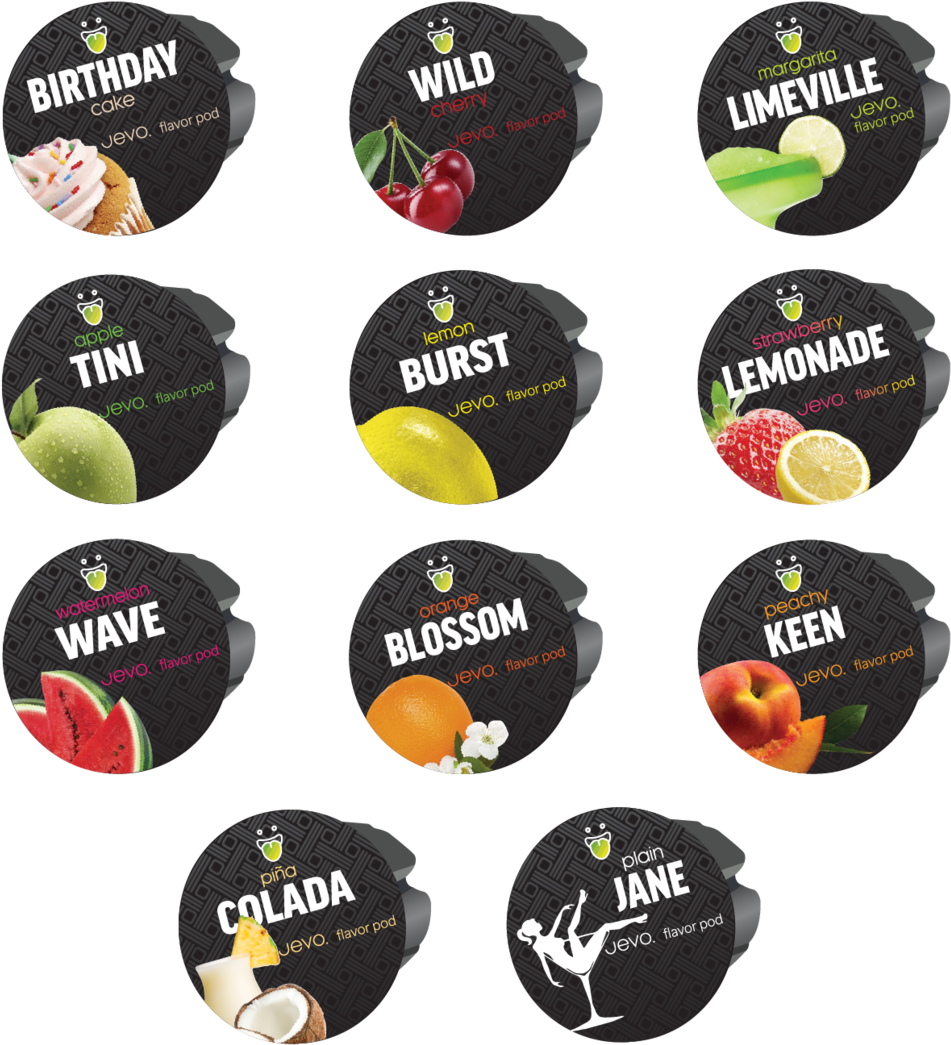 Jevo Flavorpods - Portable Network Graphics (1000x1100), Png Download