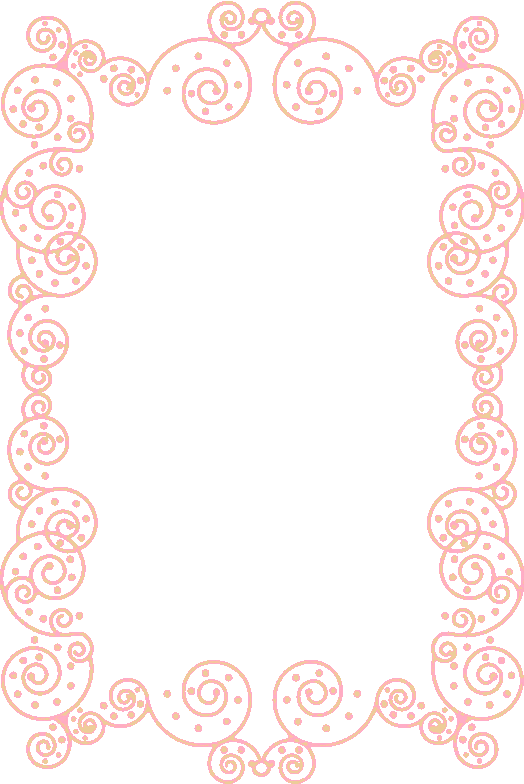 Paisley Border Png Svg Black And White Library - Circle (524x784), Png Download