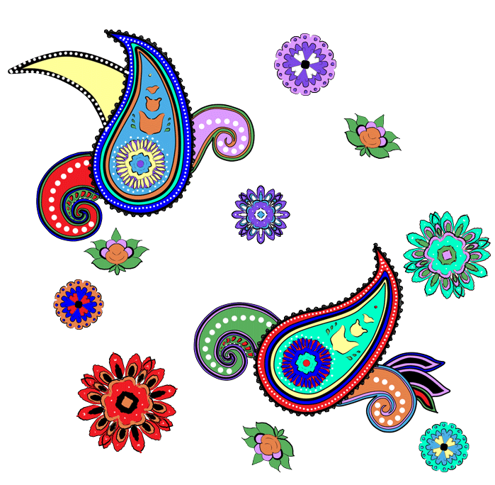 Paisley Before Seamless (700x700), Png Download