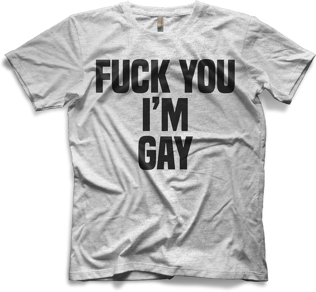 I'm Gay T-shirt - Cunt Tshirt (1080x1080), Png Download