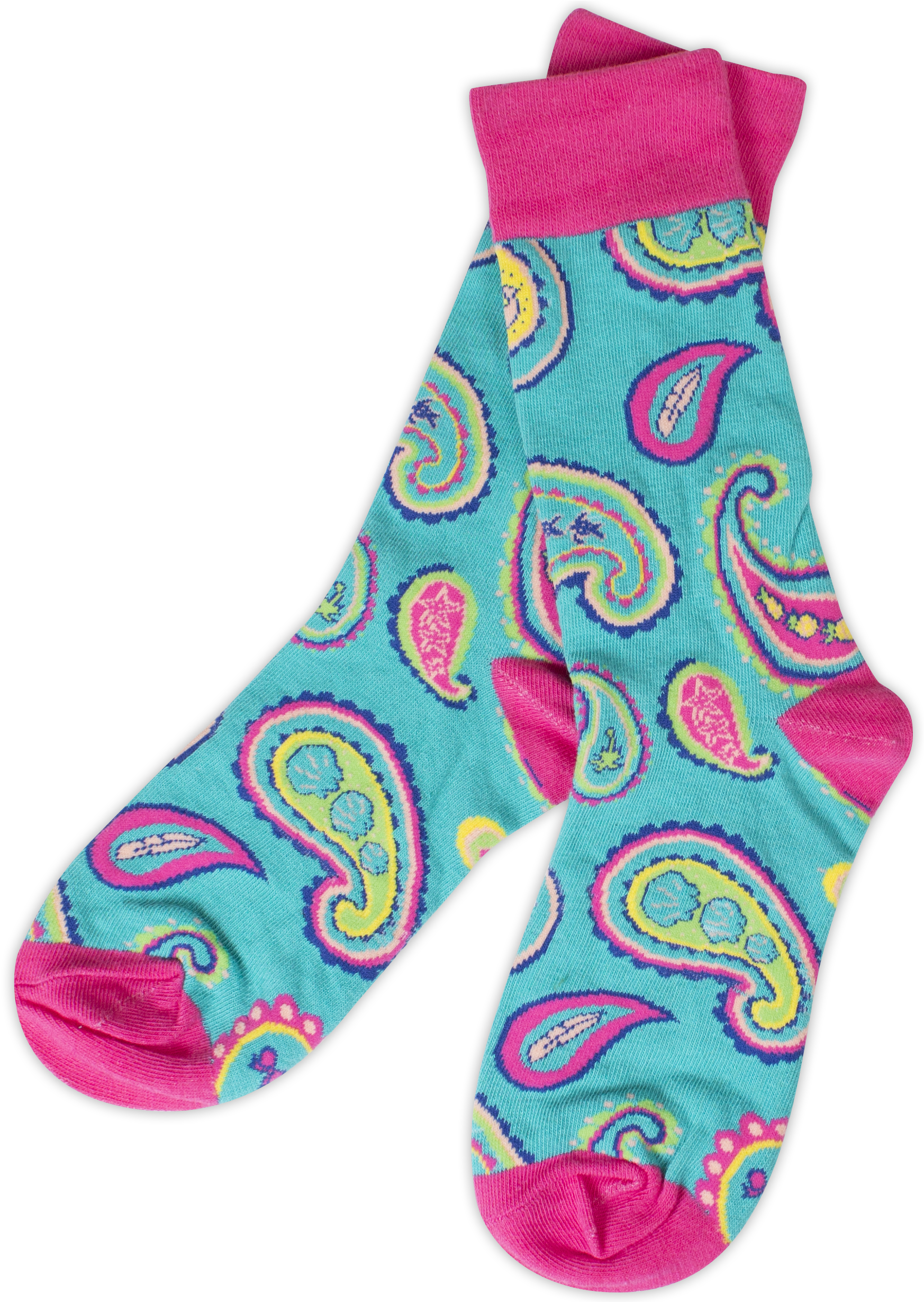 Paisley Socks (1766x2458), Png Download