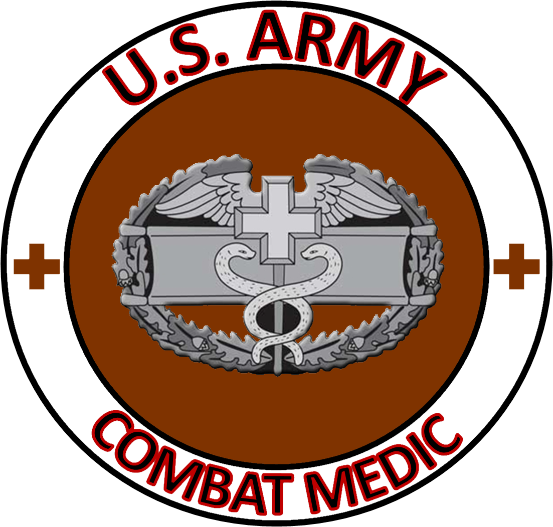 11h - Army Combat Medic Logo (1103x1052), Png Download