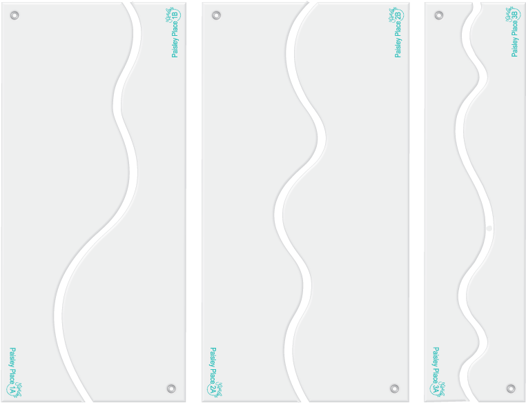 Paisley Place Designer Template Border Set - Paisley (800x620), Png Download