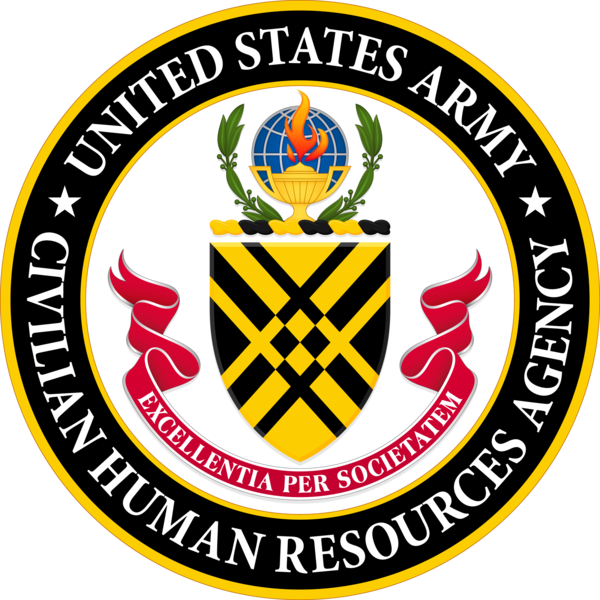 Us Army Civilian Human Resources Agency - United States Army Civilian Human Resources Agency (600x600), Png Download