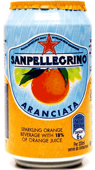 Famous Sodas - San Pellegrino Orange 330ml (600x600), Png Download