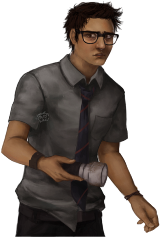 Dead By Daylight Dwight Fairfield Png (500x497), Png Download
