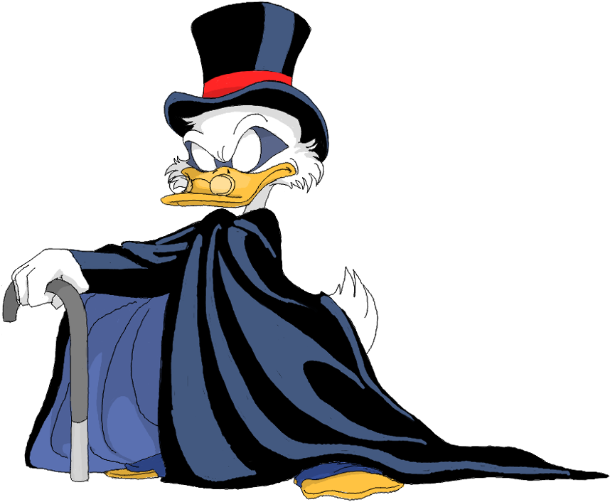 The Masked Topper - Scrooge Mcduck Superhero (867x708), Png Download
